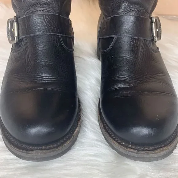 Frye Womens Veronica Short Bootie
Boots Black Leather Slouchy Moto
Ankle Boots S - Picture 5 of 16